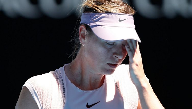玛丽亚·莎拉波娃(Maria Sharapova)感到失望
