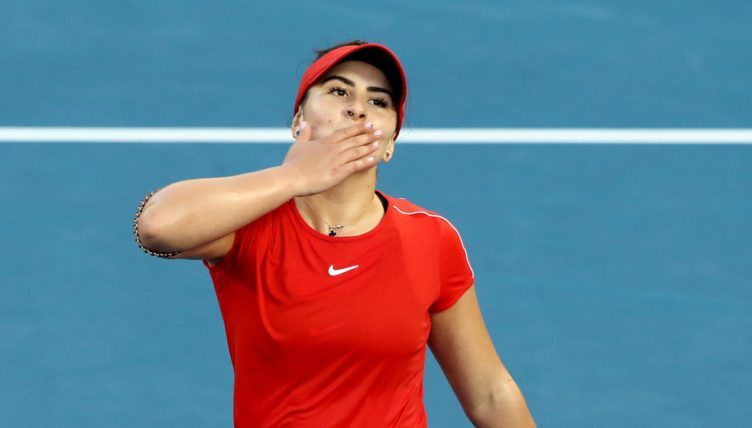 比安卡·安德列斯库(Bianca Andreescu)庆祝