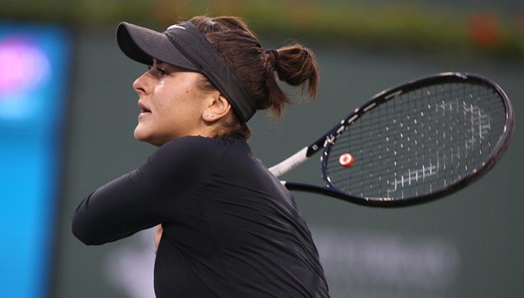 比安卡·安德列斯库(Bianca Andreescu)在印第安维尔斯(PA)