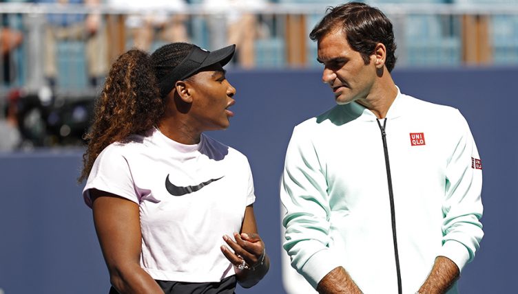 瑟琳娜·威廉姆斯(Serena Williams)和Roger Federer PA