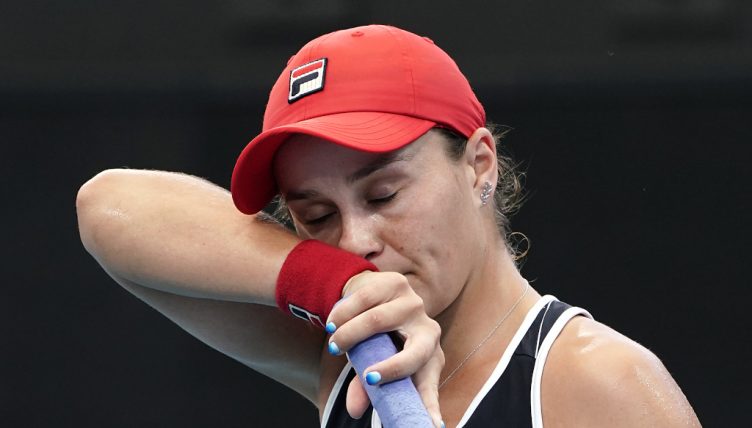 阿什利·巴蒂(Ashleigh Barty)在行动