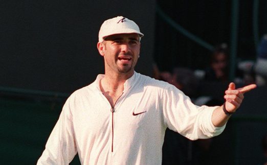愤怒的安德烈·阿加西(Andre Agassi)