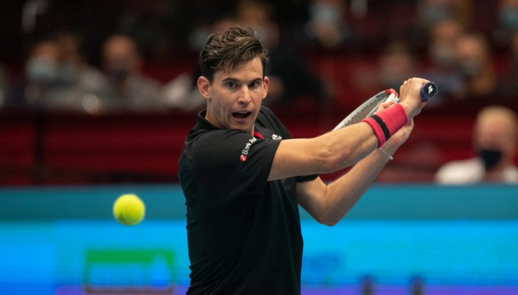 多米尼克·蒂姆(Dominic Thiem)在行动