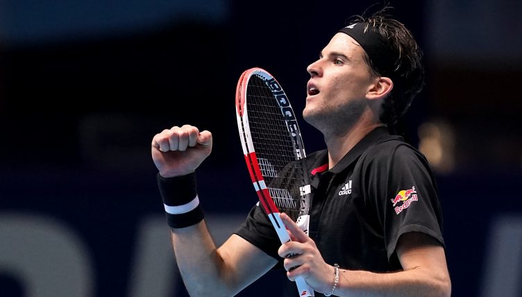 多米尼克·蒂姆(Dominic Thiem)在行动
