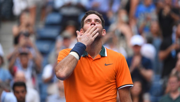 胡安·马丁·德尔·波特罗(Juan Martin del Potro)吹吻