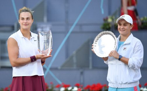 Aryna Sabalenka和Ashleigh Barty
