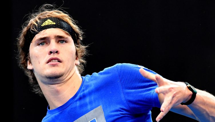Alexander-Zverev practice