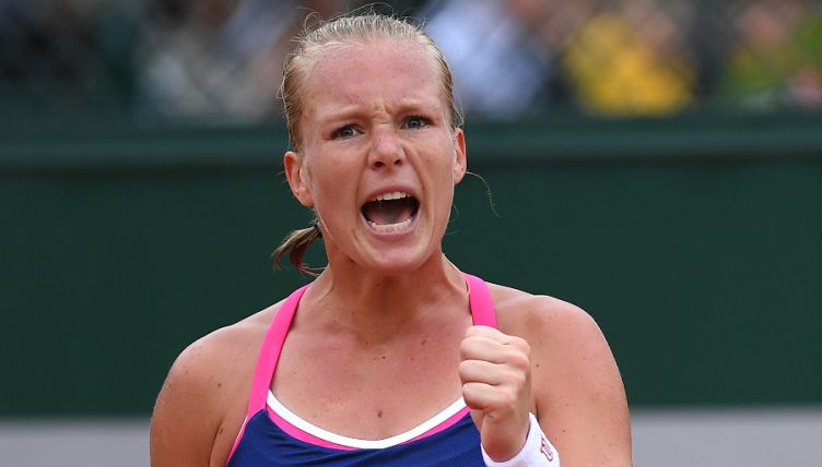 Kiki Bertens celebrates