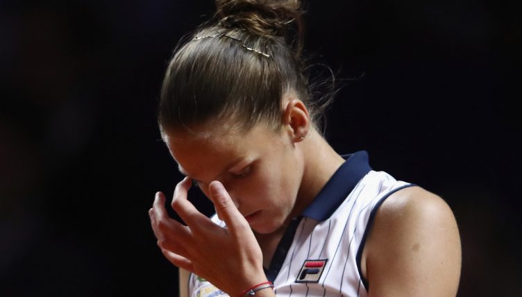 Karolina-Pliskova unhappy