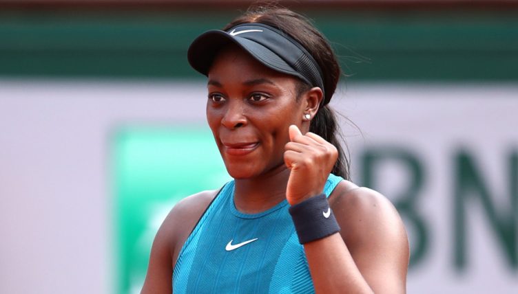 Sloane Stephens celebrates