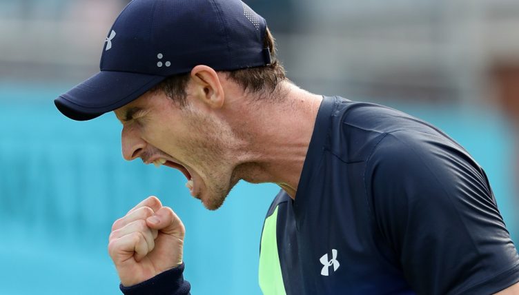 Andy Murray screaming