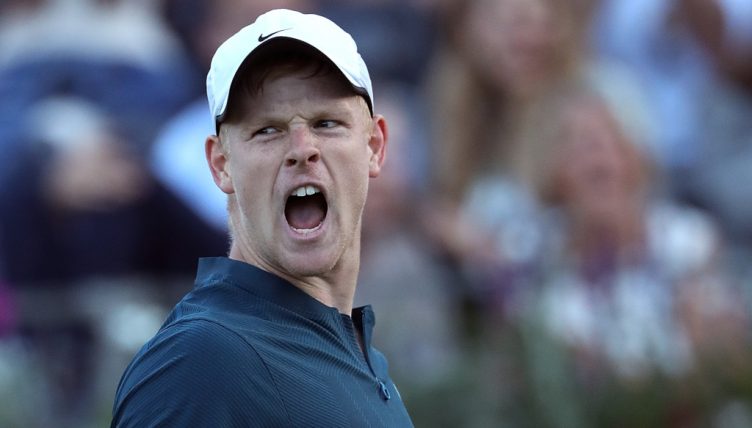 Kyle Edmund shouting