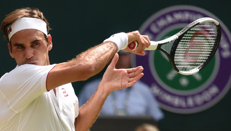 Roger Federer forehand