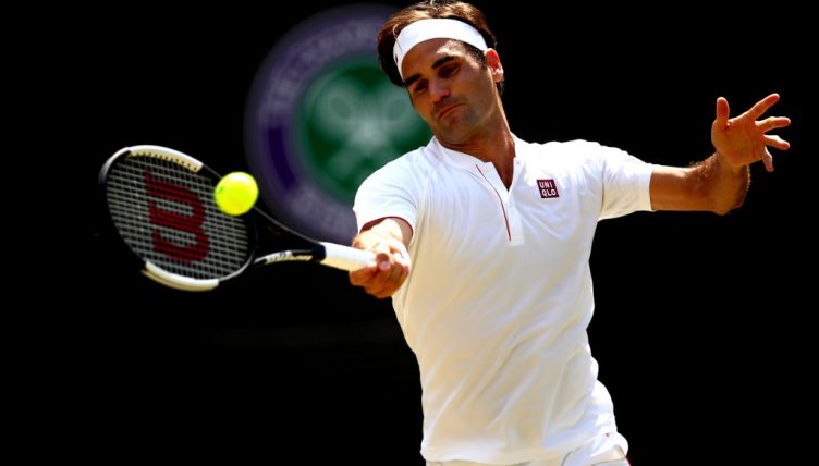 Roger Federer forehand