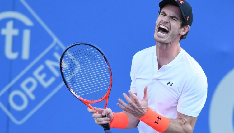 Andy Murray shouting