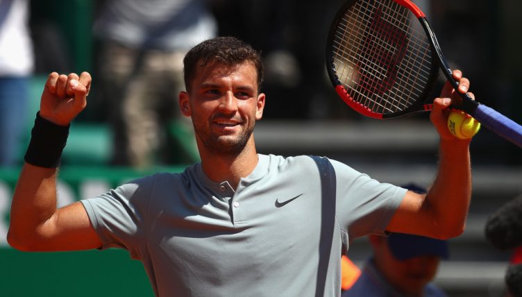 Grigor Dimitrov celebrates