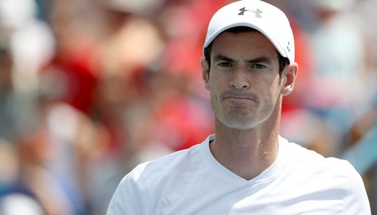 Andy Murray looking pensive