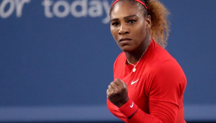 Serena Williams pumped up