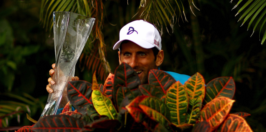 Novak Djokovic at the Miami Open