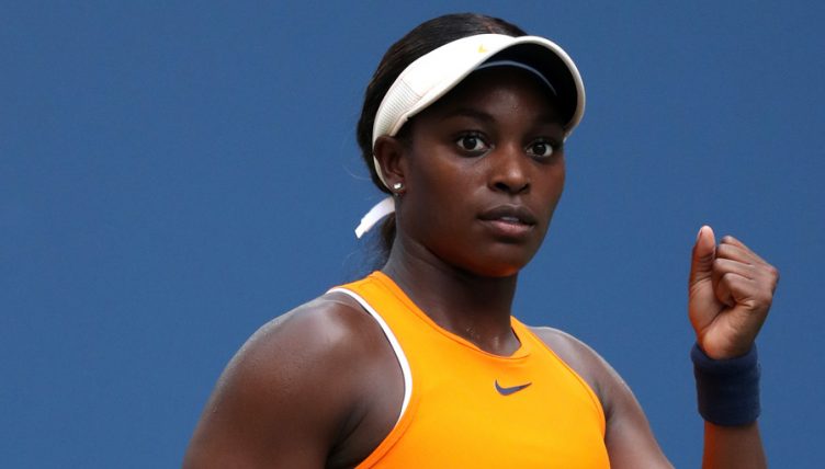 Sloane Stephens celebrates