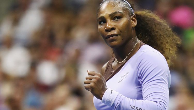 Serena Williams celebrates