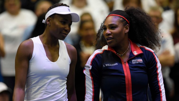 Venus and Serena Williams talking
