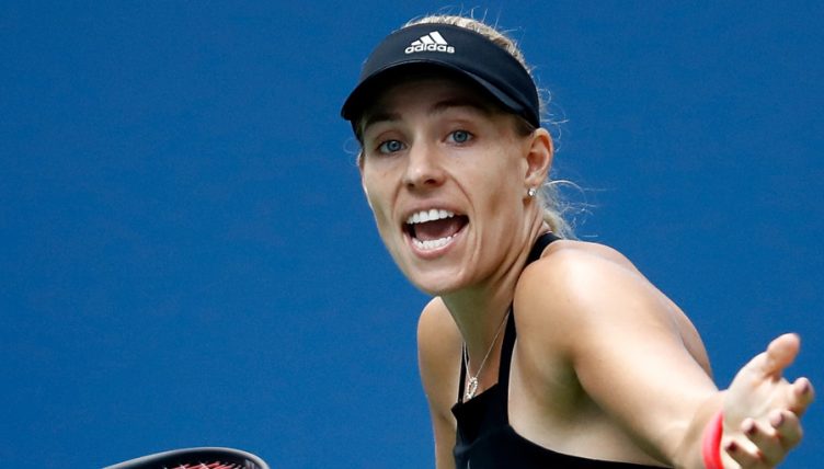 Angelique Kerber frustrated