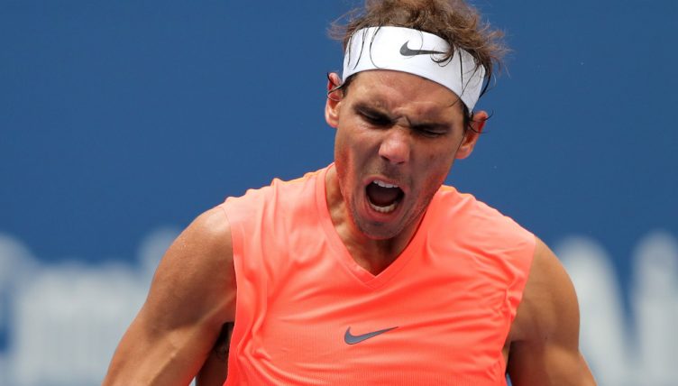Rafael Nadal winning dance