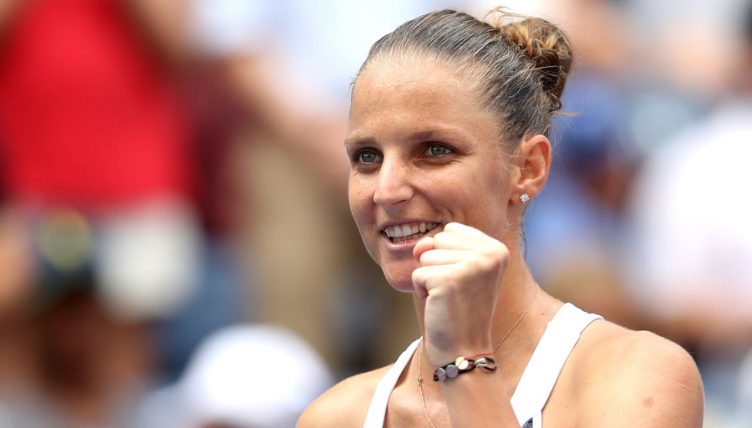 Karolina Pliskova all smiles