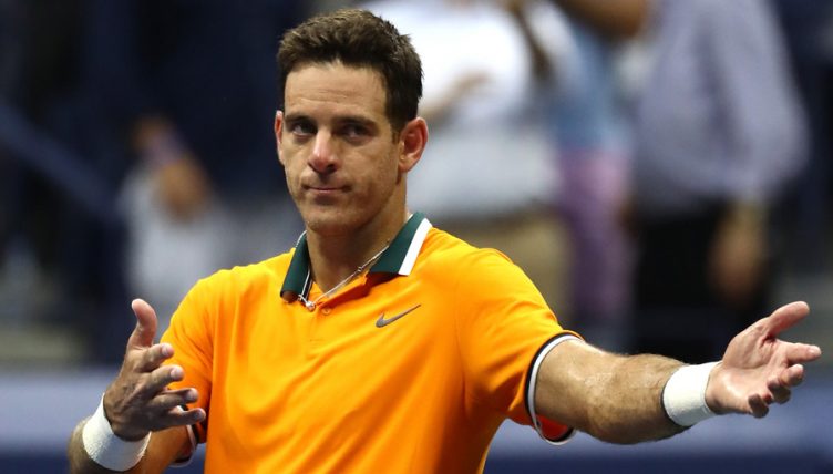 Juan Martin del Potro gestures