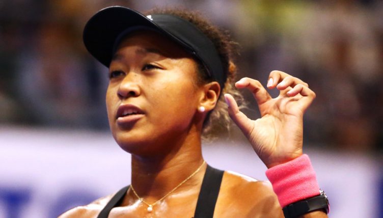 Naomi Osaka gesture