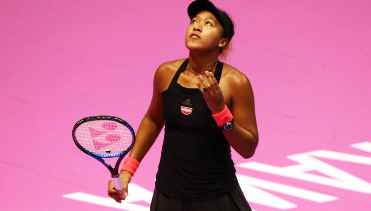 Naomi Osaka in action