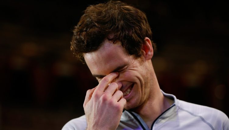 Andy Murray laughing