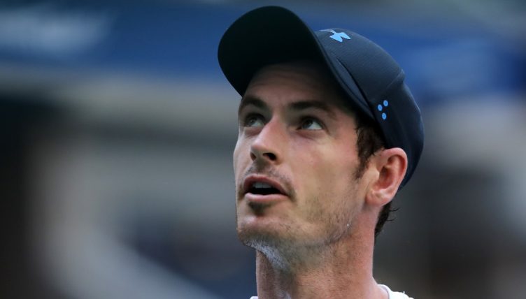 Andy Murray looking up