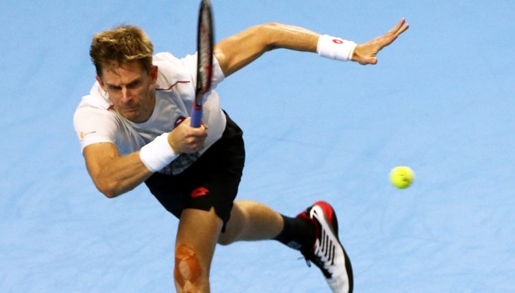 Kevin Anderson in action