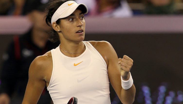 Caroline Garcia in action