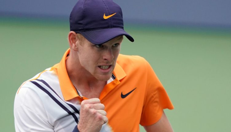 Kyle Edmund celebrates
