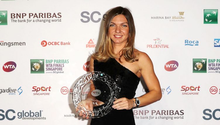 Simona Halep named WTA Player of the Year