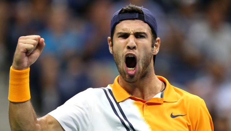 A screaming Karen Khachanov