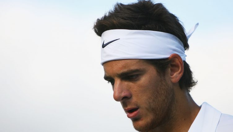 Juan Martin del Potro dejected