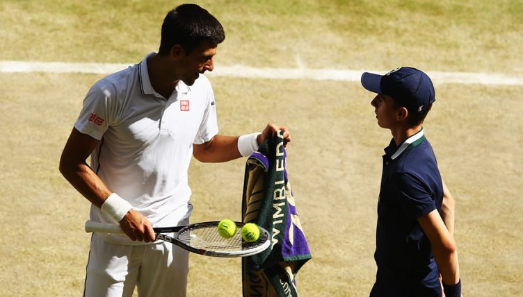 Novak Djokovic towel