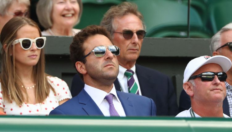 Justin Gimelstob in the stands