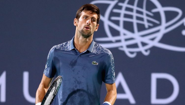 Novak Djokovic at Mubadala
