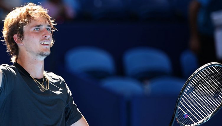 Alexander Zverev at the Hopman Cup