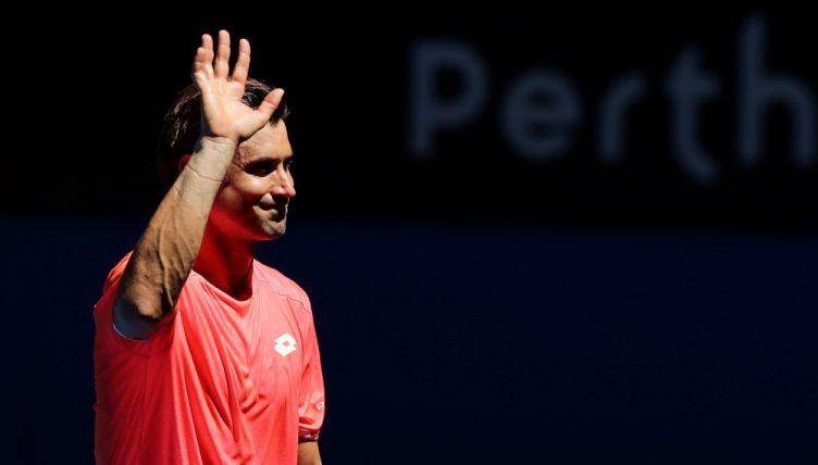David Ferrer waves goodbye