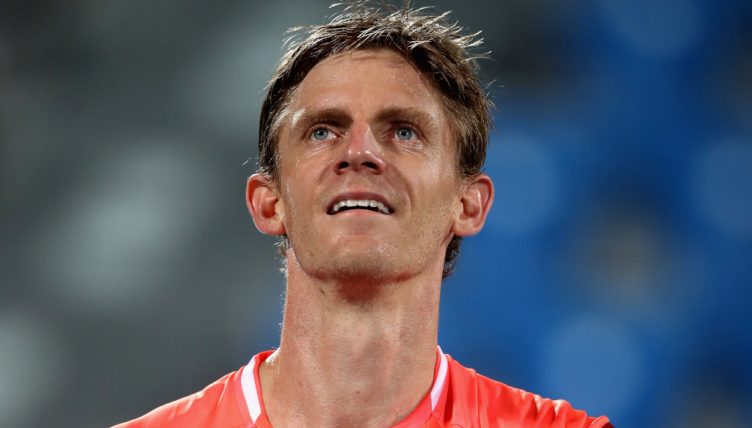 Kevin Anderson in action