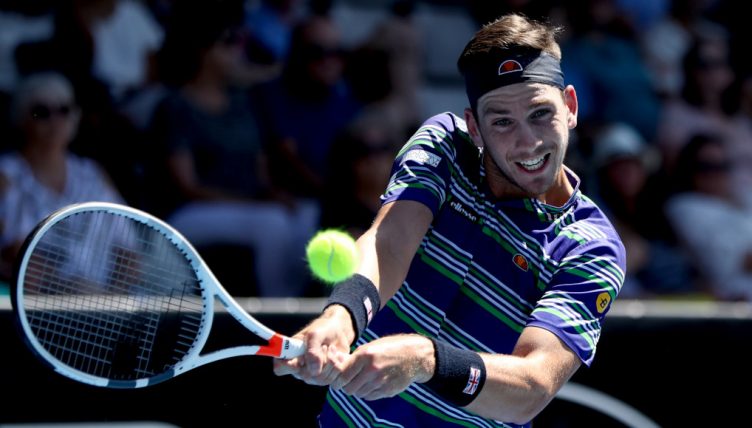 Cameron Norrie in action