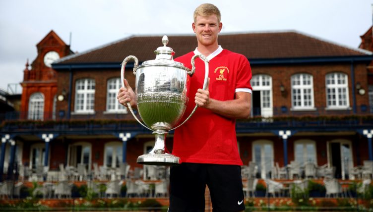 Kyle Edmund at the Fever-Tree Championships