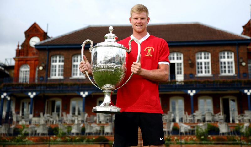 Kyle Edmund at the Fever-Tree Championships