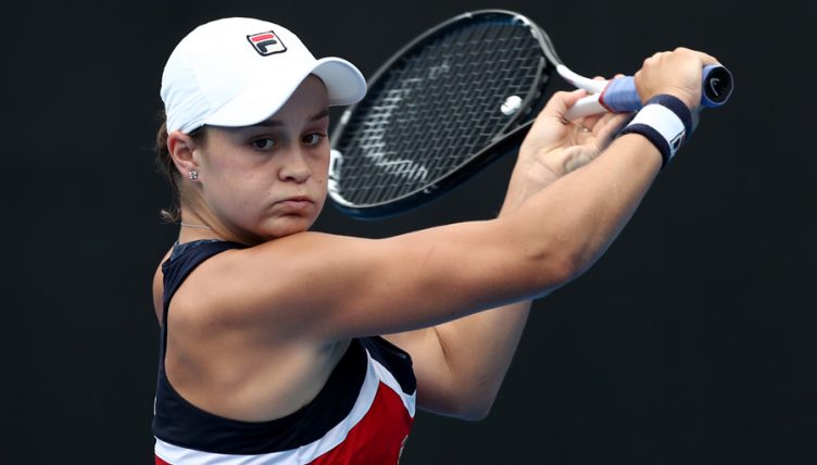 Ashleigh Barty at Sydney International